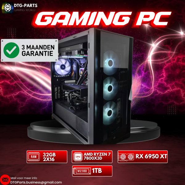 Gaming PC // RX 6950 XT & AMD 7 7800X3D