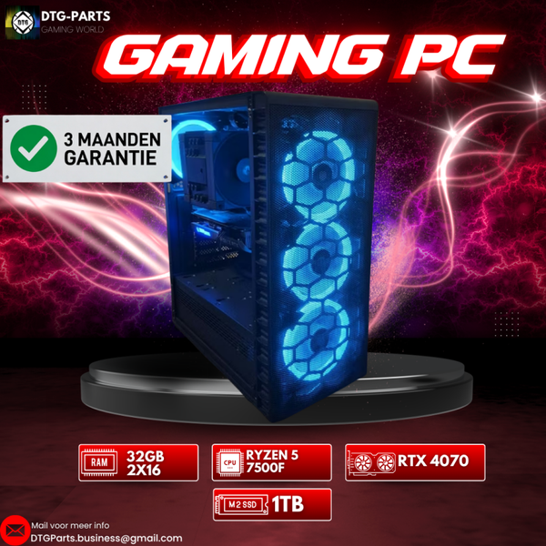 Gaming PC // RTX 4070 & Ryzen 5 7500F