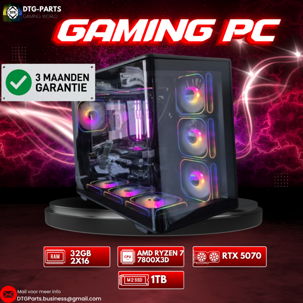Gaming PC // RTX 5070 & AMD 7 7800X3D