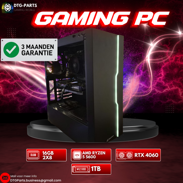 Gaming PC // RTX 4060 & AMD Ryzen 5 5600