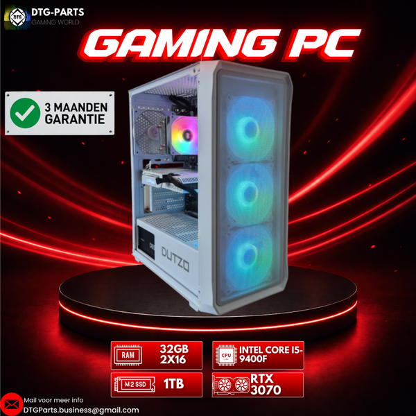 Gaming PC // RTX 3070 & Intel Core i5-9400F & 32GB & 1TB