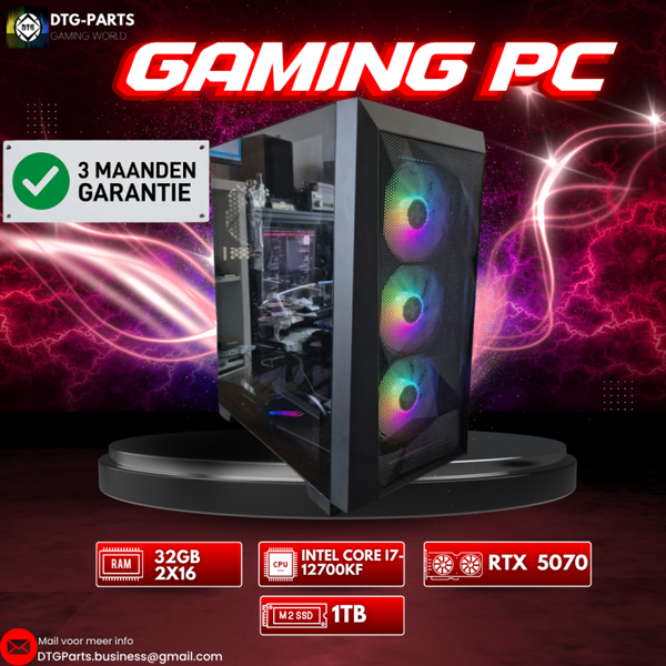 Gaming PC // RTX 5070 & i7-12700KF & 32GB