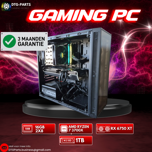 Gaming PC // RX 6750 XT & AMD Ryzen 7 3700X