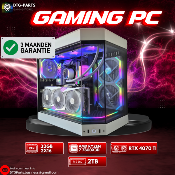 Gaming PC // RTX 4070 TI & AMD Ryzen 7 7800X3D