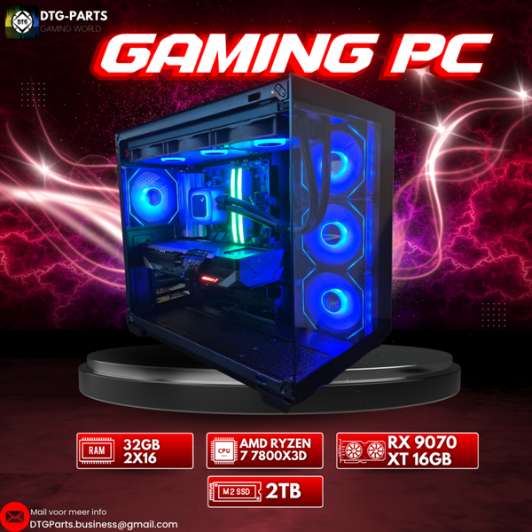 Gaming PC // RX 9070 XT & AMD Ryzen 7 7800X3D