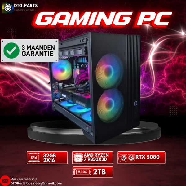 Gaming PC // RTX 5080 & AMD 7 9850X3D