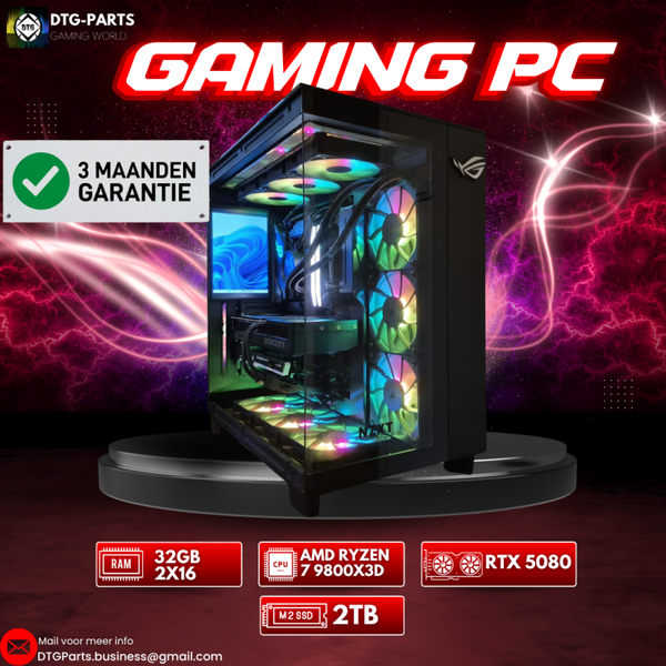 Gaming PC // RTX 5080 & AMD 7 9800X3D