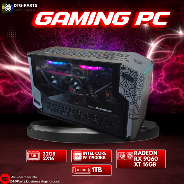 Gaming PC // RX 9060 XT & Intel Core i9-11900KB