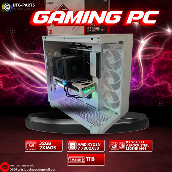 Gaming PC // RX 9070 XT & AMD Ryzen 7 7800X3D