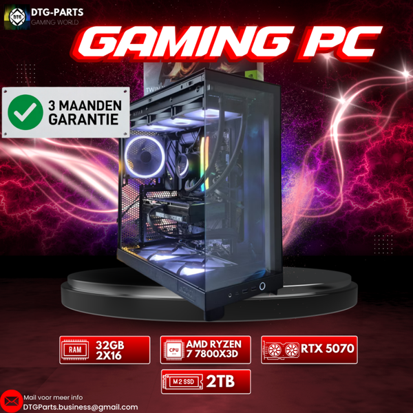 Gaming PC // RTX 5070 & Ryzen 7800X3D