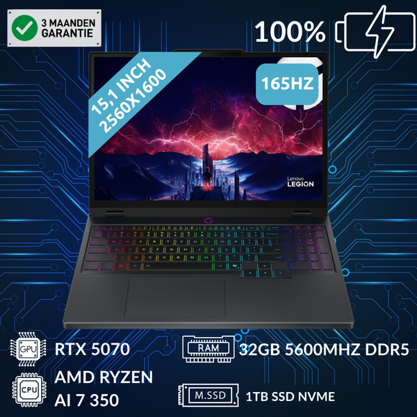 Lenovo Legion 5 (RTX 5070 & AMD AI 7 350 & 32GB OLED)