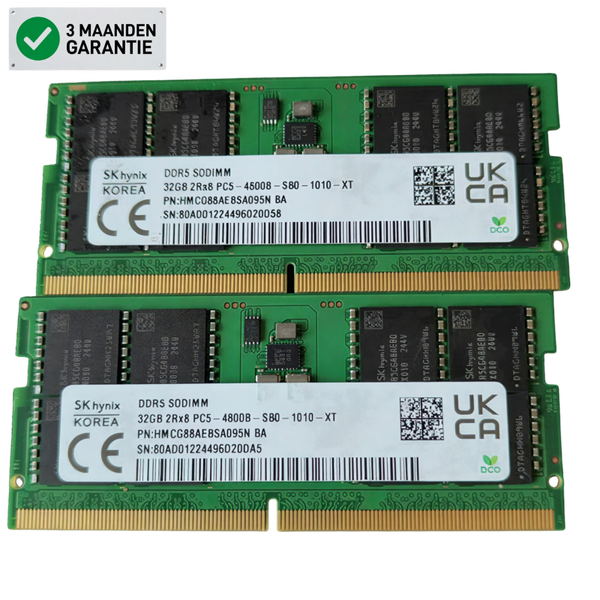SK hynix (64GB (2x32GB) 4800MHz DDR5 SODIMM)