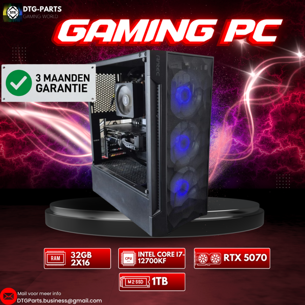Gaming PC // RTX 5070 & i7-12700KF & 32GB