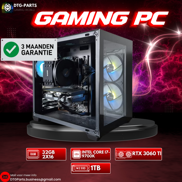 Gaming PC // RTX 3060 ti & i7-9700K & 32GB