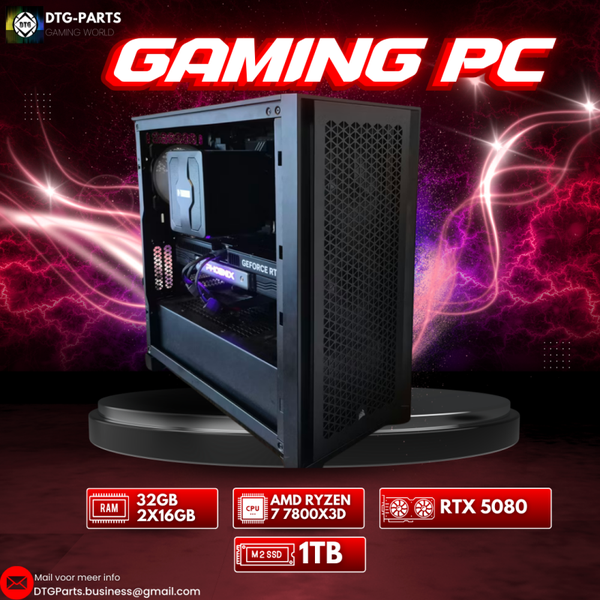 Gaming PC // RTX 5080 & AMD Ryzen 7 7800X3D