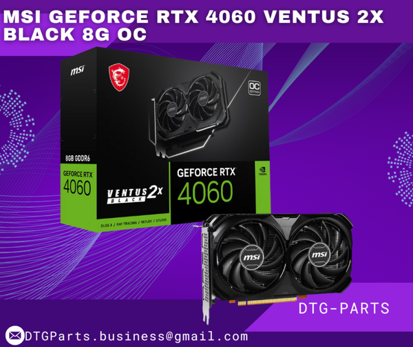 MSI GeForce RTX 4060 Ventus 2X Black 8G OC
