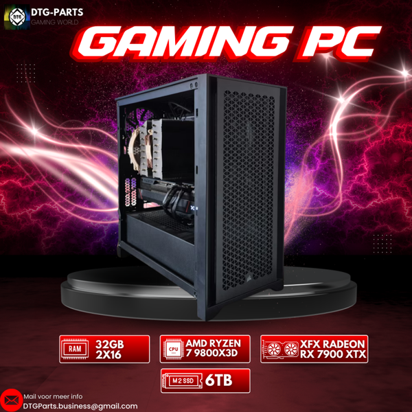 Gaming PC // RX 7900 XTX & AMD Ryzen 7 9800X3D