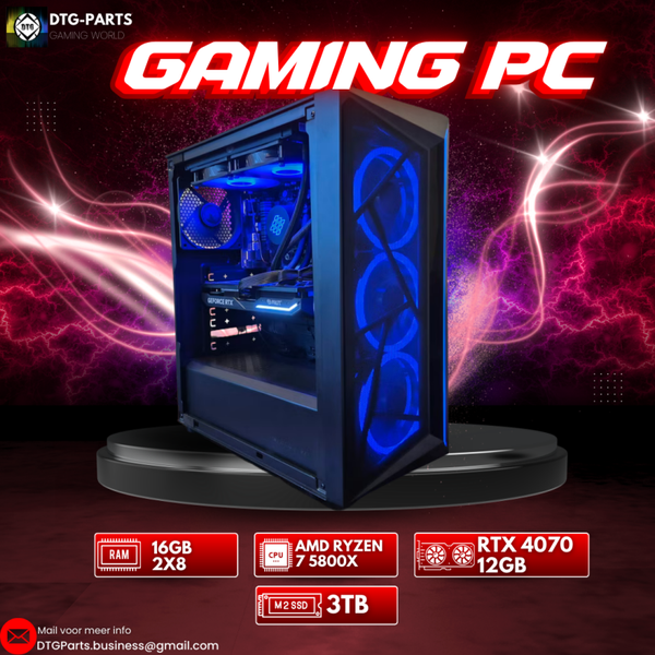 Gaming PC // RTX 4070 & AMD Ryzen 7 5800X