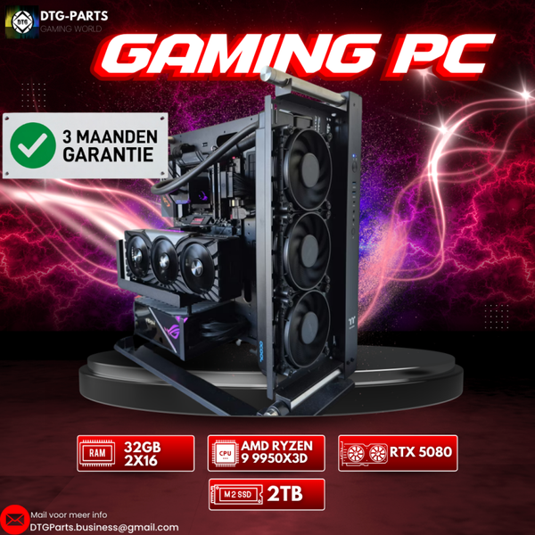 Gaming PC // RTX 5080 & AMD 9 9950X3D