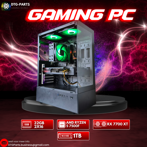 Gaming PC // RX 7700 XT & AMD RYZEN 5 7500F