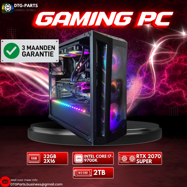 Gaming PC // RTX 2070 Super & Intel i7-9700K & 32GB