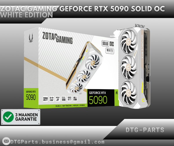 Zotac Gaming GeForce RTX 5090 SOLID OC White Edition