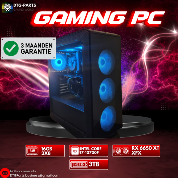 Gaming PC // RX 6650 XT & Intel Core i7-10700K