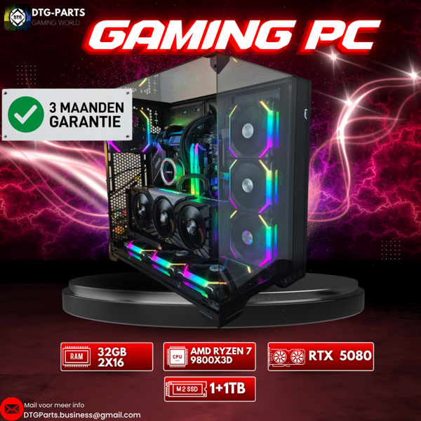 Gaming PC // RTX 5080 & AMD 7 9800X3D