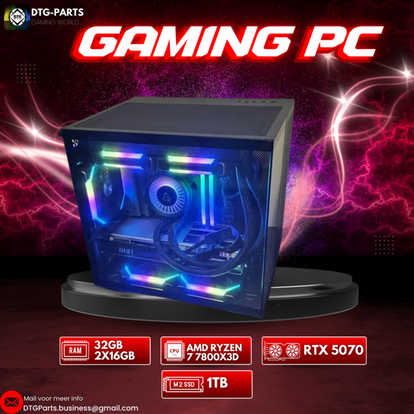 Gaming PC // RTX 5070 & Ryzen 7 7800X3D