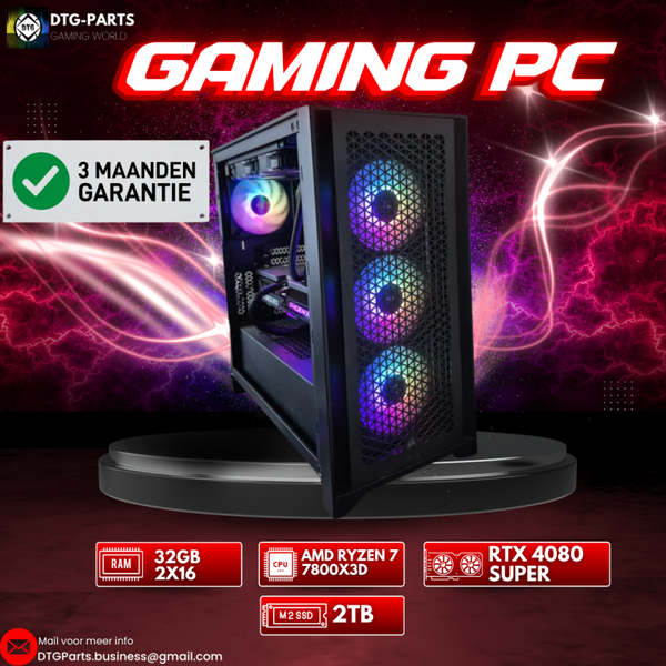 Gaming PC // RTX 4080 Super & AMD 7 7800X3D & 2TB
