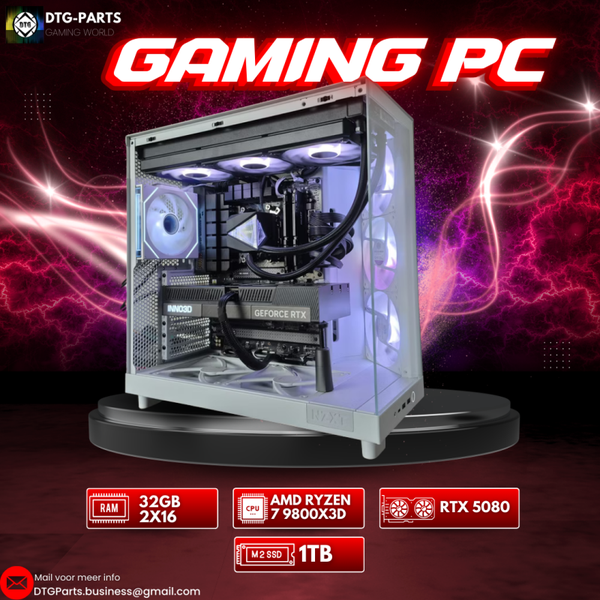Gaming PC // RTX 5080 & AMD Ryzen 7 9800X3D