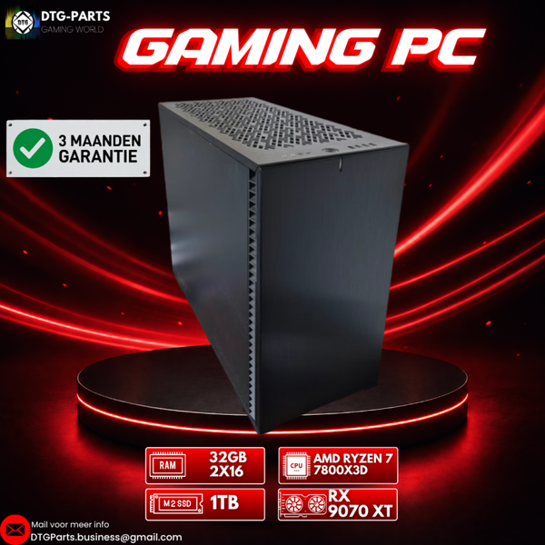 Gaming PC // RX 9070 XT & AMD Ryzen 7 7800X3D