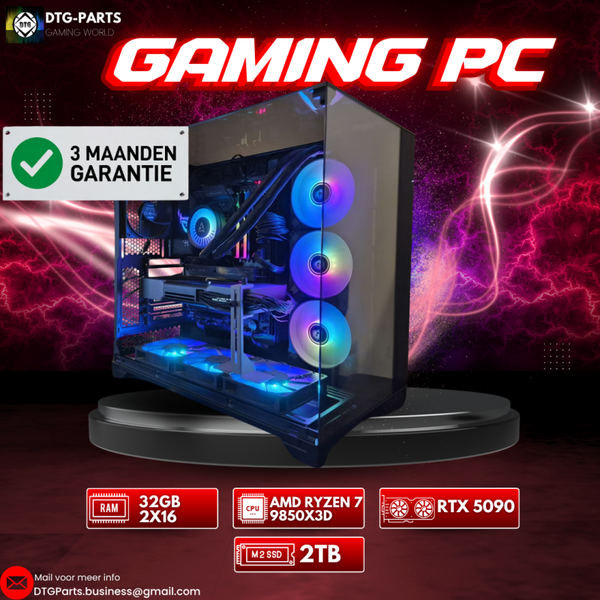 Gaming PC // RTX 5090 & AMD 7 9850X3D