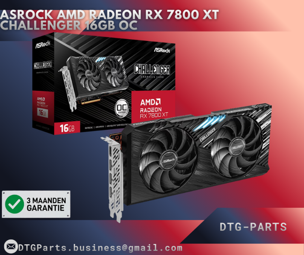 ASRock AMD Radeon RX 7800 XT Challenger 16GB OC