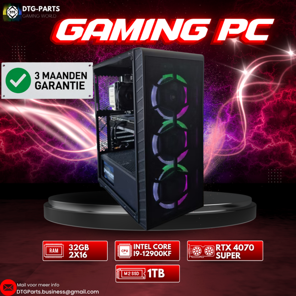 Gaming PC // RTX 4070 Super & Intel Core i9-12900KF