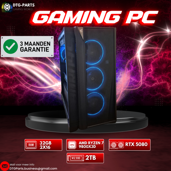 Gaming PC // RTX 5080 & AMD 7 9800X3D
