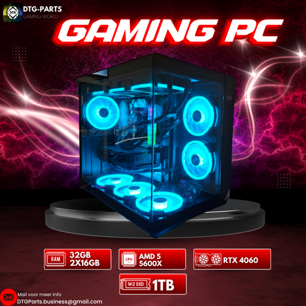 Gaming PC // RTX 4060 & AMD 5 5600X //