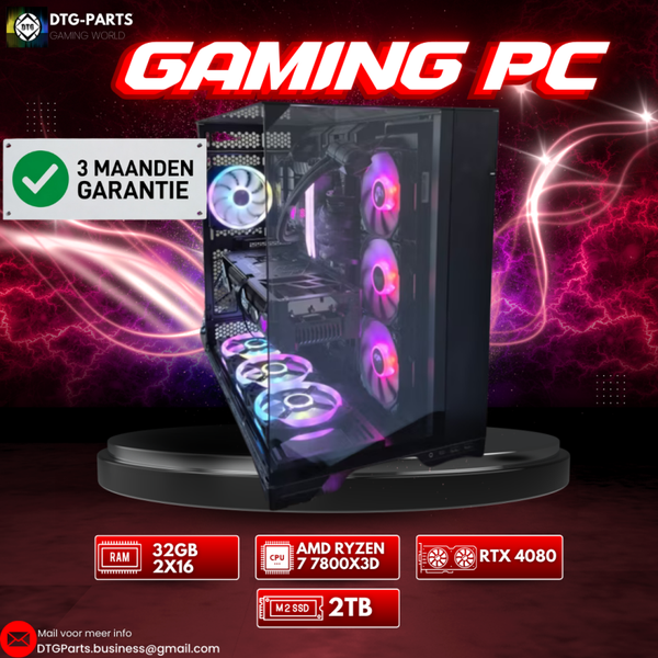Gaming PC // RTX 4080 Super & AMD 7 7800X3D
