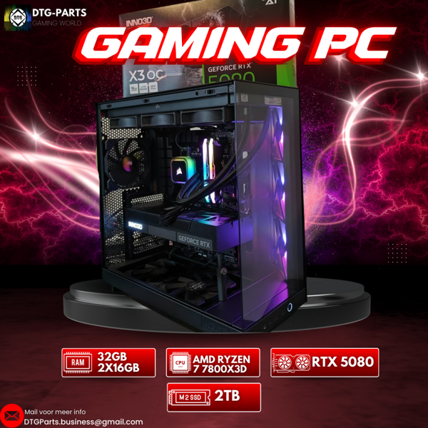 Gaming PC // RTX 5080 & AMD Ryzen 7 7800X3D