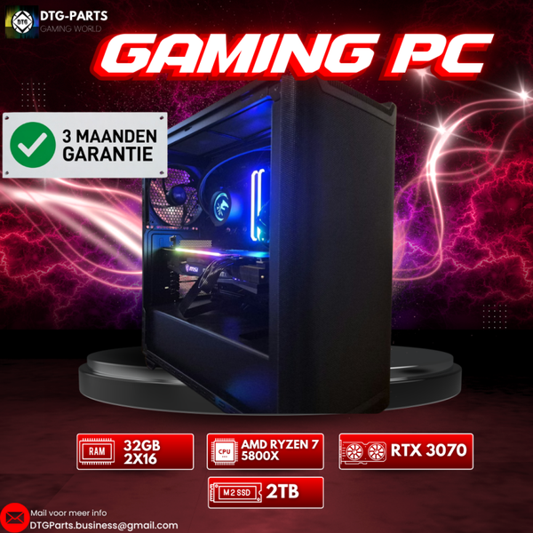 Gaming PC // RTX 3070 & AMD Ryzen 7 5800X & 32GB & 2TB