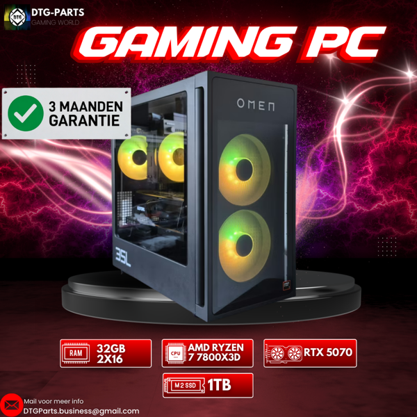 Gaming PC // RTX 5070 & AMD Ryzen 7 7800X3D