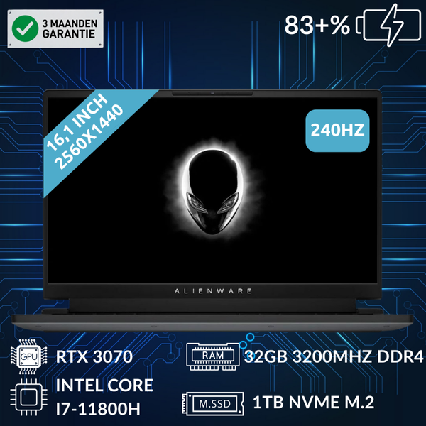 Alienware M15 R6 (RTX 3070 & i7-11800H & 32GB & 1TB)