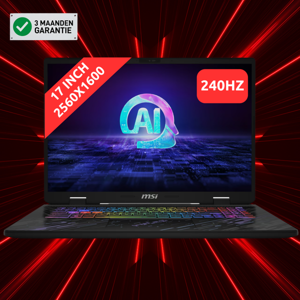 MSI Pulse 17 AI C1VGKG (RTX 4070, Intel Ultra 7 155H, 17" 2560x1600 QHD)
