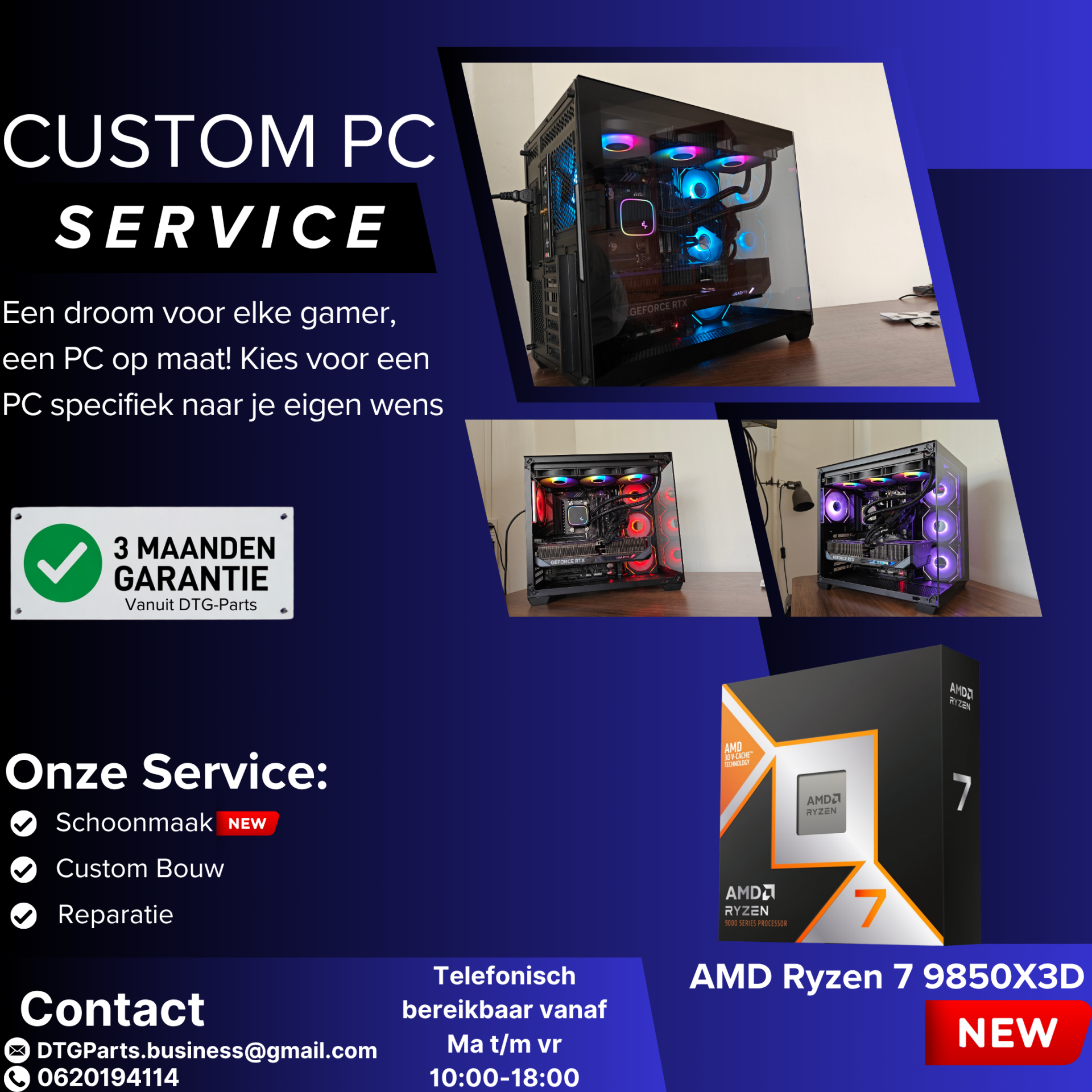 Custom GamePC // Uit voorraad