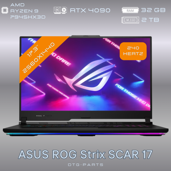 ASUS ROG Strix SCAR 17 (RTX 4090 & AMD 9 7945HX3D & 2TB)