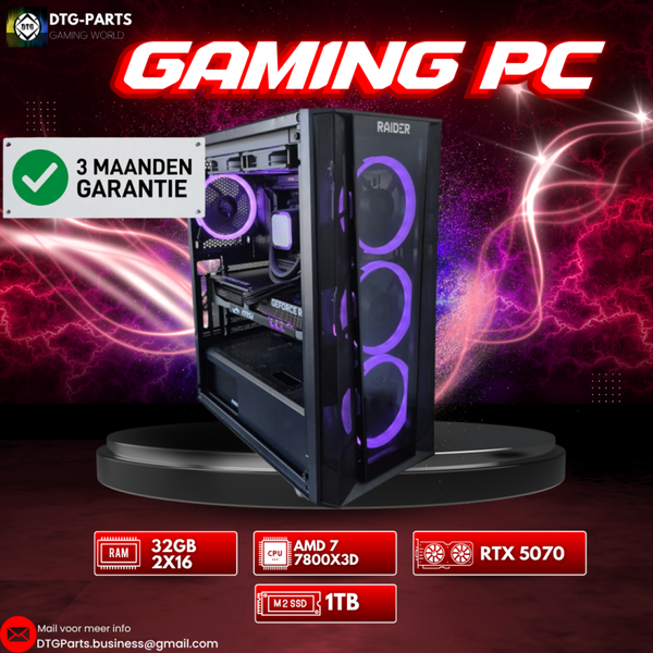 Gaming PC // RTX 5070 & AMD 7 7800X3D