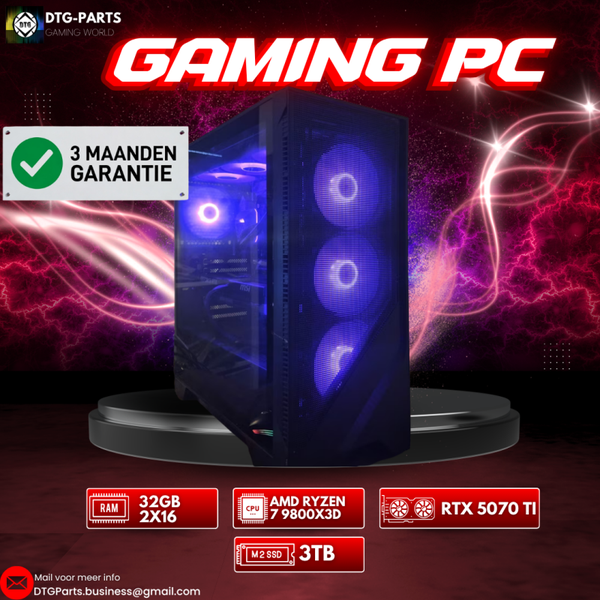 Gaming PC // RTX 5070 ti & AMD 7 9800X3D