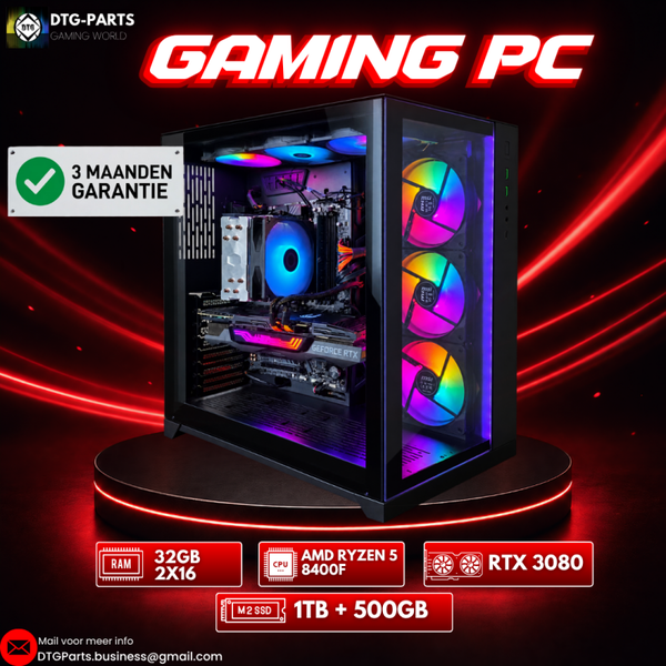 Gaming PC // RTX 3080 & AMD 5 8400F & 32GB & 1,5TB