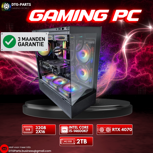 Gaming PC // RTX 4070 & Intel Core i5-14600KF