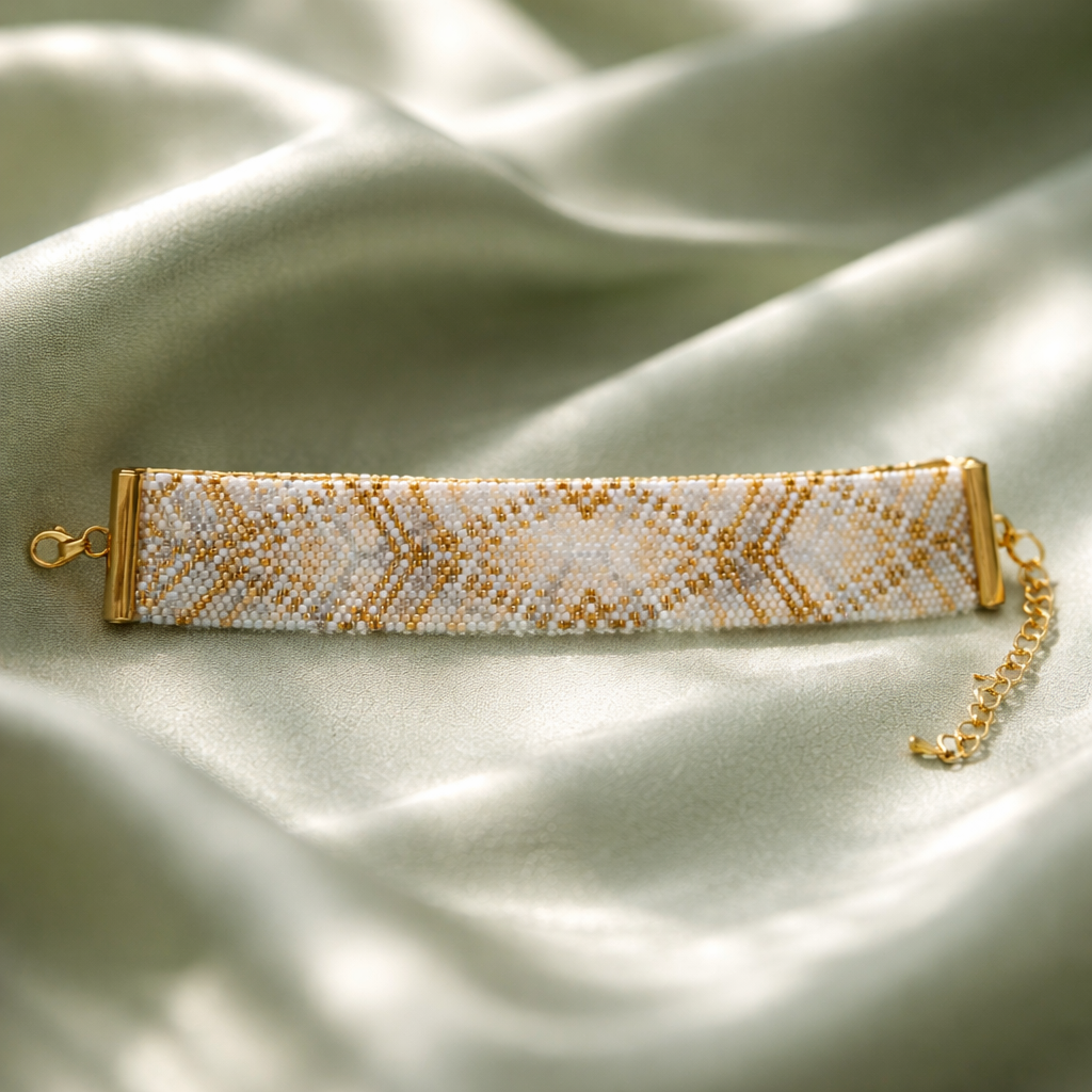 Armband ca. 17 cm mit Kettenverschluss- Hypnotic-Style